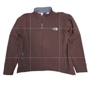 The North Face Apex Bionic Jacket Womens Size XL Burgundy Red Full Zip Coat Warm